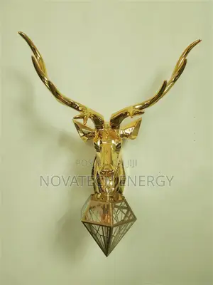 Deer Head Sculpture Wall Bracket Light for Homes
