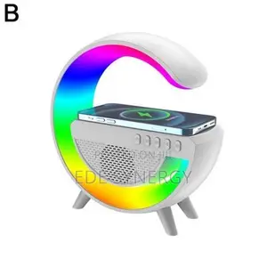 Desk Wireless Charging 15w Lamp With Bluetooth Speaker