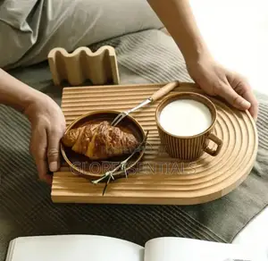 Natural Wood Decorative Food Serving Trays