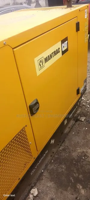 *Awoof: 65kva Mantrac Cat Soundproof Generator at 13m*