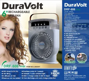 Duravolt 6" Mist Table Fan