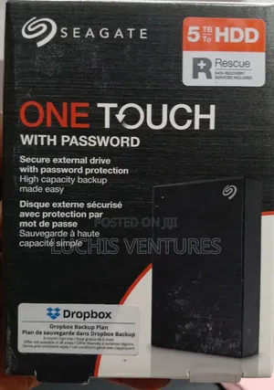Seagate 5tb External HDD One Touch