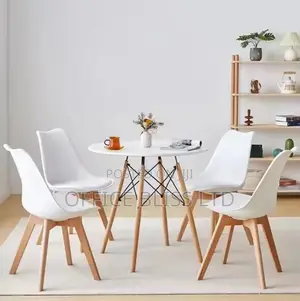 Aesthetic Dinning Table Plastic / Foam Chair