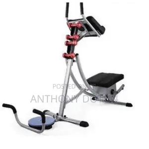 Ab Coaster Machine With Digital Meter Twister Dumbbells