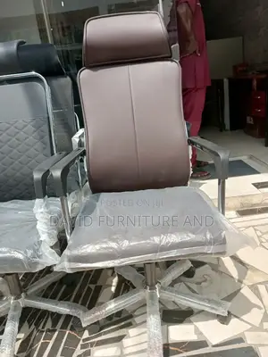 Leather Swivel Office Chair