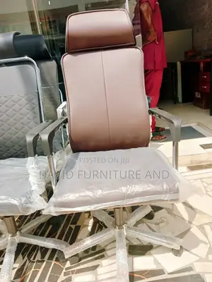 Swivel Leather Office Chair