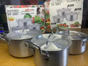 3pcs Hoffner Thickened Aluminum Cookware/Pot Set