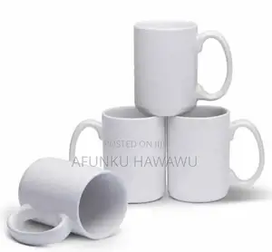 White Mug Cartoon 36pes