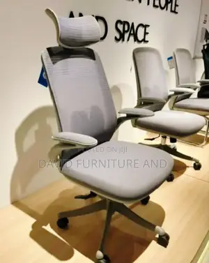 Swivel Grey Office Chair