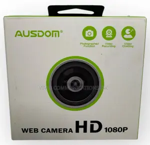 Open Box Ausdom Full Hd 1080p Wide Angle View Webcam