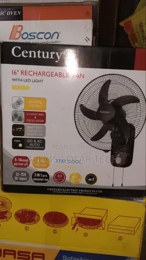 16inches Century Rechargeable Wall Fan