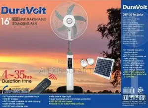 16inches 3 in 1 Duravolts Rechargeable Standing Fan