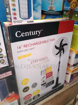 16inches Century Rechargeable Fan With Led Light