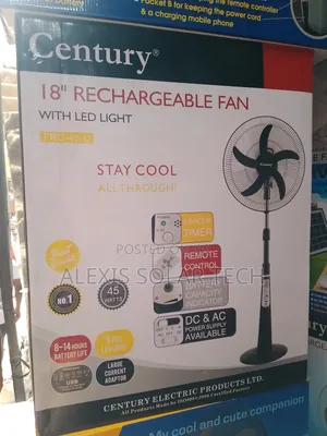 Century Rechargeable Fan