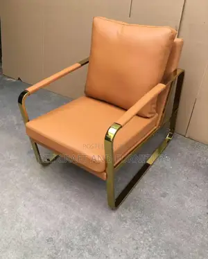 Single Sofa Chair With Soft Leather