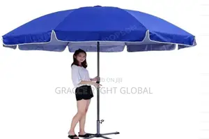 60 Inches Double Cloth Outdoor Umbrella With Stand