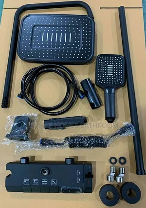 Black Digital Piano Standing Shower