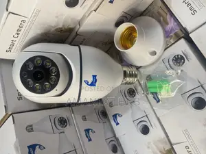 Smart Bulb CCTV Camera (Auto Rotates)