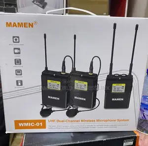 Mamen Professional Wireless Lapel Microphone for Camera