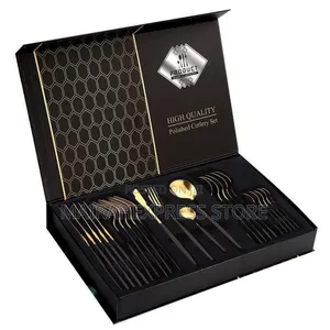 24pcs High Quality Cutleries (Black Color Only)