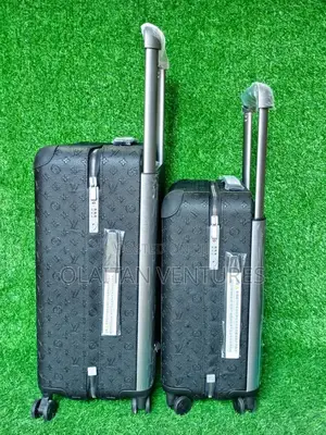 Set of 2 Louis Vuitton Aluminum Luggage Traveling Box