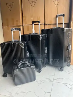 Set of 4 Aluminum Luggage Traveling Box