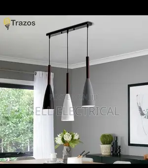 Modern Three-Light Pendant Lamp