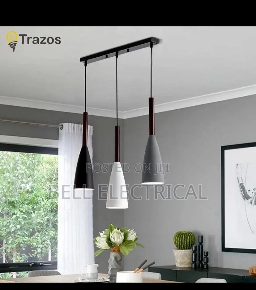 Modern Three-Light Pendant Lamp