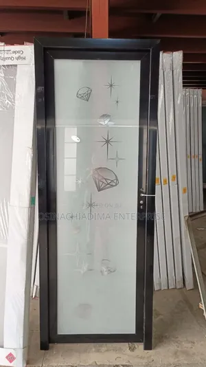 Bathroom Full Tempered Glass Door,Size 750