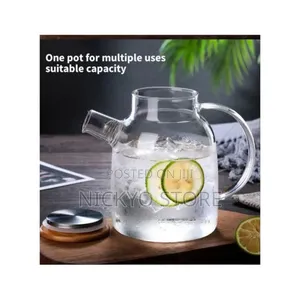 Transparent Borosilicate Glass Teapot