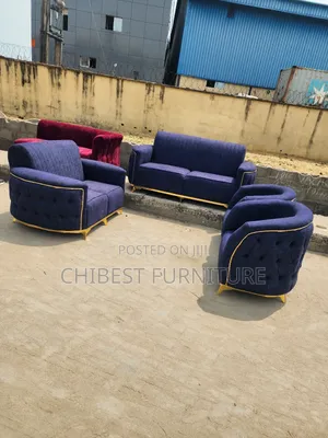 Modernized 7 Seaters Fabric Chairs.