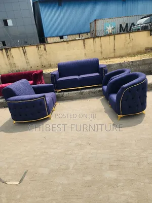 Padded Sofa Fabric Chairs by Seven Seaters
