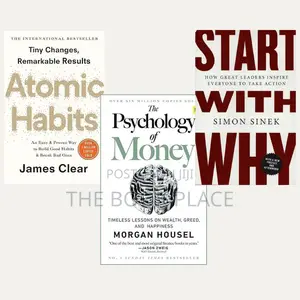 Psychology of Money, Start With Why, and Atomic Habits
