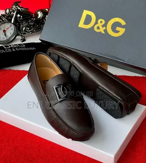 Original Luxury Leather Shoes Dolce Gabbana Available