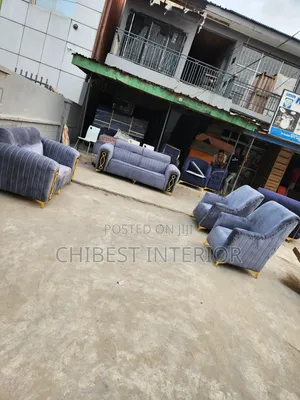 Quality Complete Set of Padded Upholstery Sofa Couch
