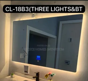 130 by 80 Led Mirror With Bluetooth