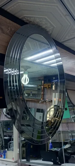 80x60cm Oval Mirror Without Light