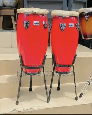 Yamaha English Conga With Stand,Red Color