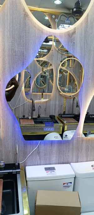 Shapeless Frameless Led Mirror With Bluetooth