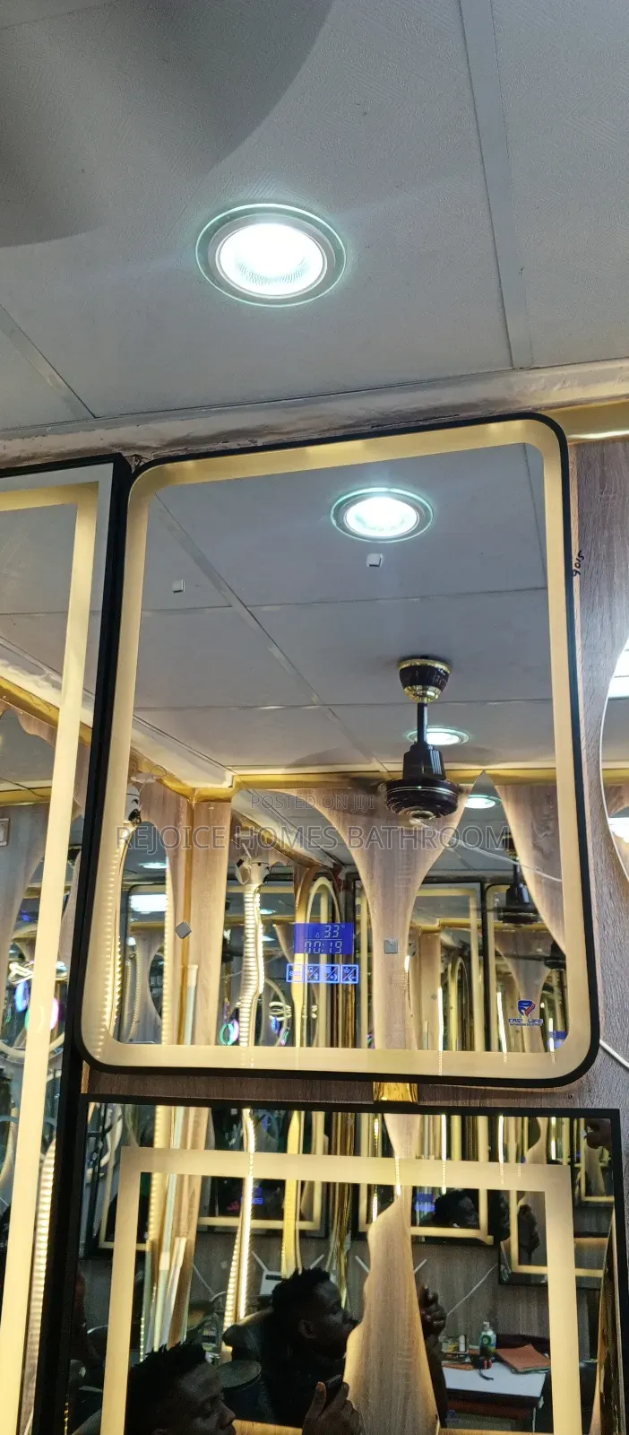 Frame Square Led Mirror With Bluetooth