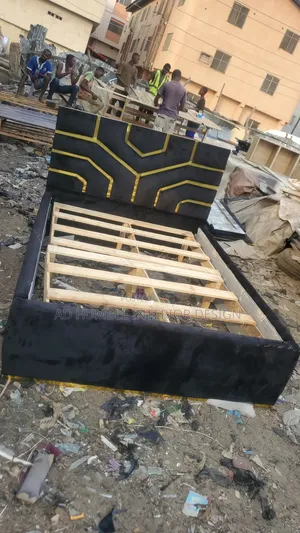 Black 4ft Padded Bedframe