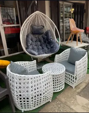 Classic Swing and Outdoor Table and Chairs