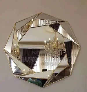Simple Modern Art Patchwork Mirror Decoration Mirror