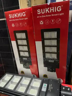 500w Solar Streetlight Also Has Motion Sensor