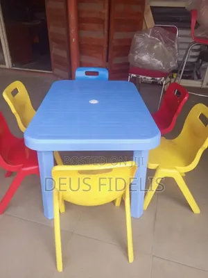 Plastic Chair and Table for Nursery