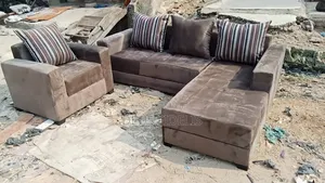 Fabric L-Shape Sofa for Living Room