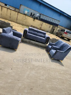Luxury Padded Seven Seaters Couch.