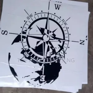 Compass Sticker