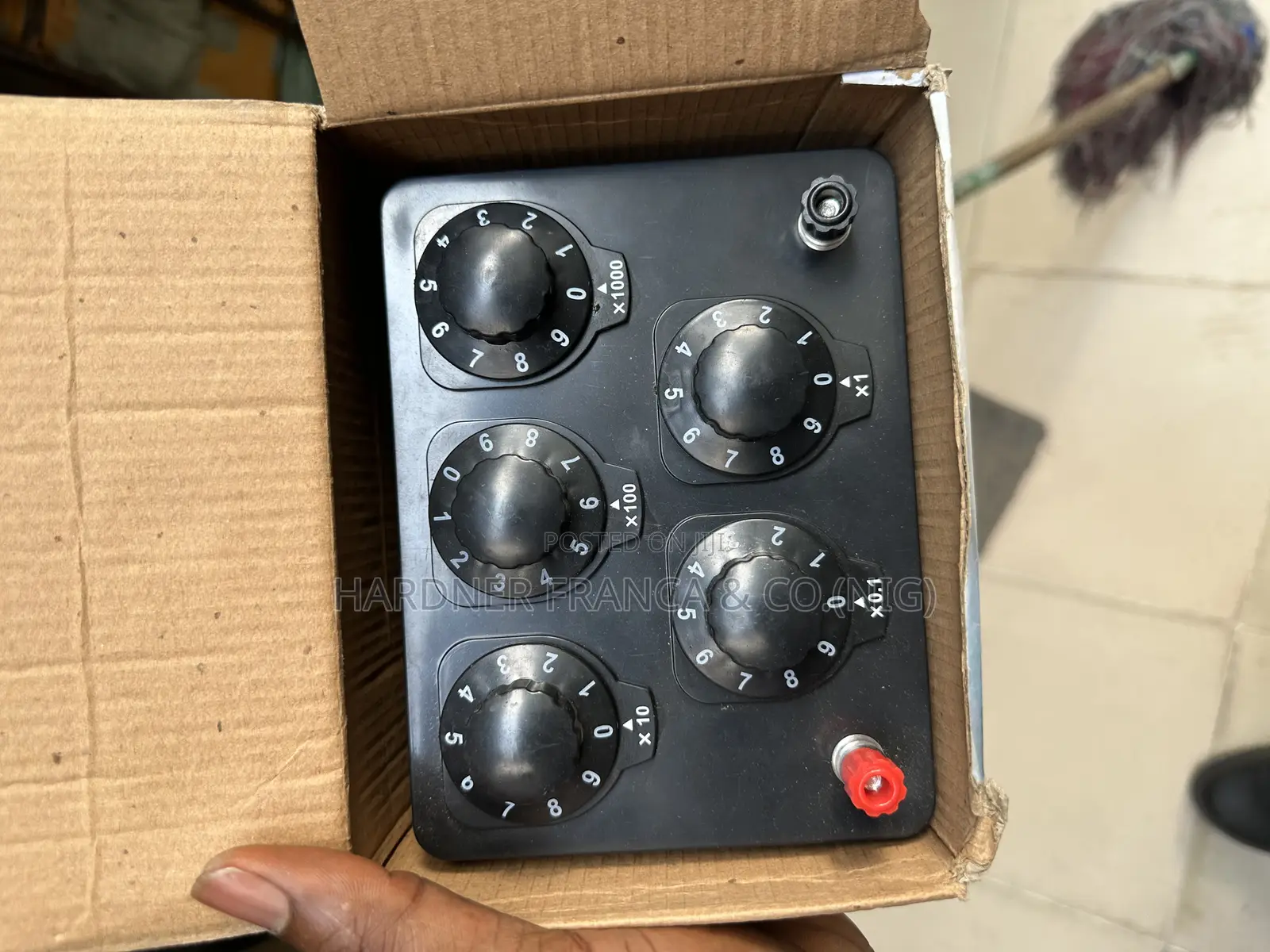 Resistance Box 5 Knob
