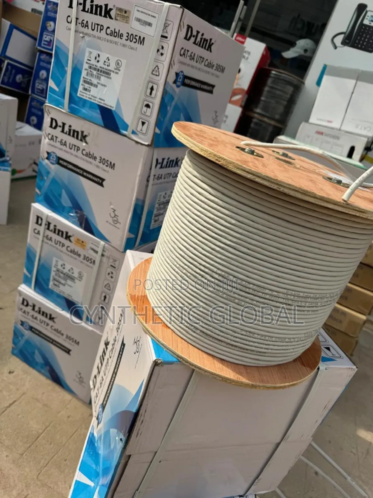 Dlink Cat6 a Utp Cable 305m 23awg Solid Copper